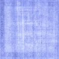 thumbnail image 1 of Ahgly Company Machine Washable Indoor Square Persian Blue Traditional Area Rugs, 7' Square, 1 of 4