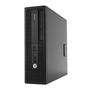 HP EliteDesk 800 G2 Desktop Tower Computer, Intel Core i5, 4GB RAM, 500GB HD, DVD-ROM, Windows 10 Home, Black