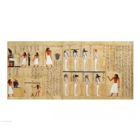Mythological Papyrus of Imenemsaouf Poster Print - 24 x 18 in.