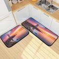 thumbnail image 7 of Coolnut Lighthouse Anti Fatigue Mats for Kitchen Floor,Set of 2 Non Skid Washable Waterproof Anti Kitchen Floor Mats for Kitchen Office Laundry Room Bathroom (19"x27"+19"x47") Home Decor, 7 of 7