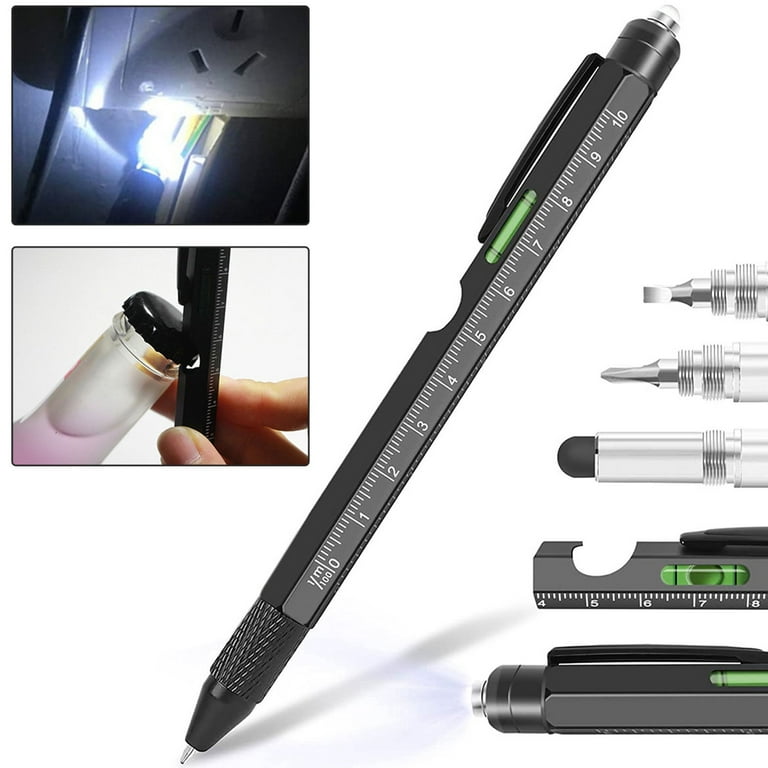 VEITORLD Multi-tool Pen Set 10 in 1, Christmas Ideas Gifts for Dad Men  Husband, Stocking Stuffers for Men, Ballpoint Pen Birthday Gifts for Father  Grandpa Boyfriend, Anniversary Unique Gifts for Him 