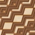 thumbnail image 1 of Ahgly Company Indoor Square Patterned Saddle Brown Area Rugs, 4' Square, 1 of 6