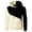 #01 Beige, variant on Men's Asymmetrical Colorblock Hoodies Relaxed Fit Drawstring Sweatshirts Warm Pullovers for Fall Commute White(XS-3XL)