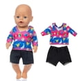 thumbnail image 3 of Ropa para muñeca bebé recién nacido, pijama de unicornio flamenco, vestido de Navidad para bebé, Festival de regalo de cumpleaños, 17 pulgadas, 40cm, 3 of 4