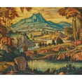 thumbnail image 2 of Konstantin Fedorovich Bogaevsky 14x12 Black Ornate Wood Framed Double Matted Museum Art Print Titled: Fantasy Landscape (1913), 2 of 5