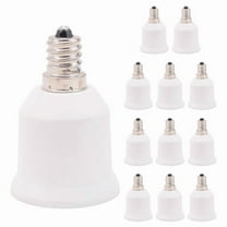 12 Pack E12 to E26 Adapter Light Socket Medium Base E27 Converter Chandelier