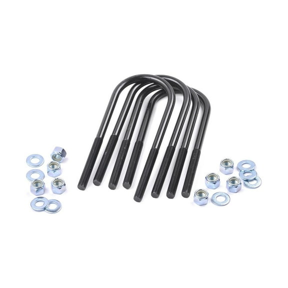 Rough Country 9/16" Round Suspension U-Bolts | 9/16 x 3 x 7.25 - 7622