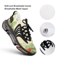 thumbnail image 4 of Strawberry Fruit Watercolor Walking Shoes for Men Woman Lightweight Tennis Fashion Elastic Sports Shoes Cushion Basketball Shoes, 4 of 7