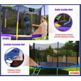 thumbnail image 4 of Machrus Upper Bounce 9 FT Round Trampoline Set with Safety Enclosure System -Backyard Trampoline - Outdoor Trampoline for Kids - Adults, 4 of 6