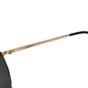Quay Australia Big Time Square Sunglasses, Gold/Smoke