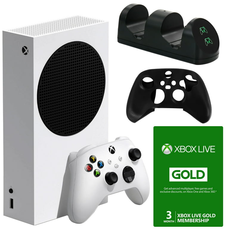 Xbox Series S 512 GB All-Digital Console with Accessories and 3 Month Live  Card