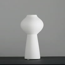 Flower Vase Promotion Sale! Nomeni Simple White Plain Ceramic Small Flower Vase Dry Flower Ware Household Soft Decoration Retro Flower Pot, Home Decor Clearance Sale