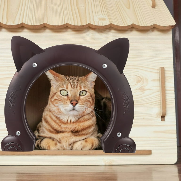 Fashion cat door shaped like a cat