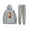 Gray, variant on Sydney Sweeney Pullover Hoodie Jogger Pant 2 Piece Set Casual Sweatshirt&Sweatpant Suit