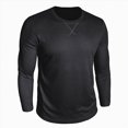 thumbnail image 4 of ZIXKCGDSE Shirts for Men Crew Neck Stretch Athletic T Shirts Lightweight Comfortable Gym Top Size XL, 4 of 4