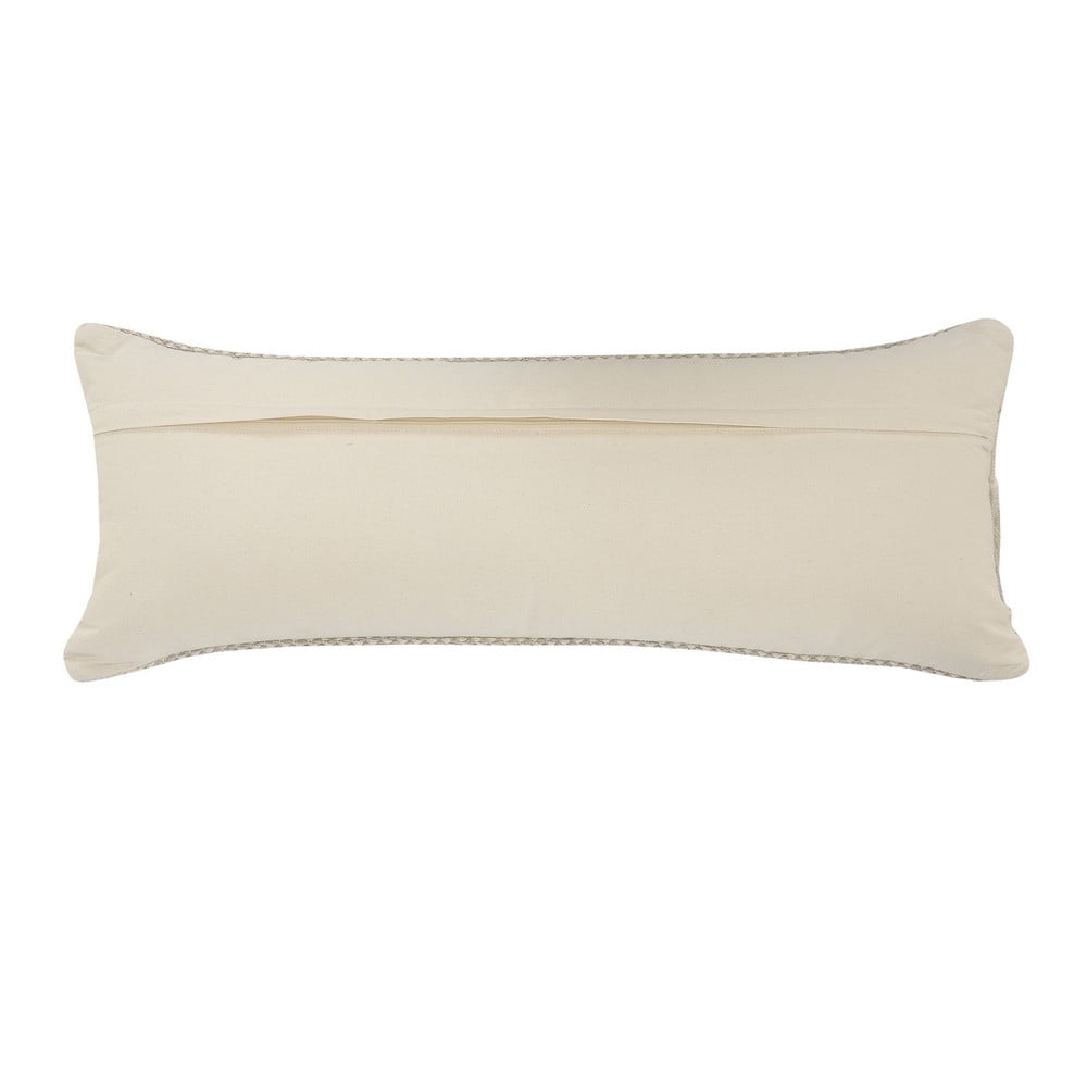 Lr Home Xavia 18" x 18" Gray/Ivory Floral Tufted Cotton Adult Decorative Throw Pillow