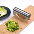 thumbnail image 2 of Cuchillo de material acero inoxidable para , picador, cuchillo de doble hoja, cuchillo , para s y verduras, herramienta perfecl picadora de ensaladas, 2 of 6