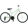 Roadmaster Granite Peak 24" Girls' Mountain Bike, Light Green