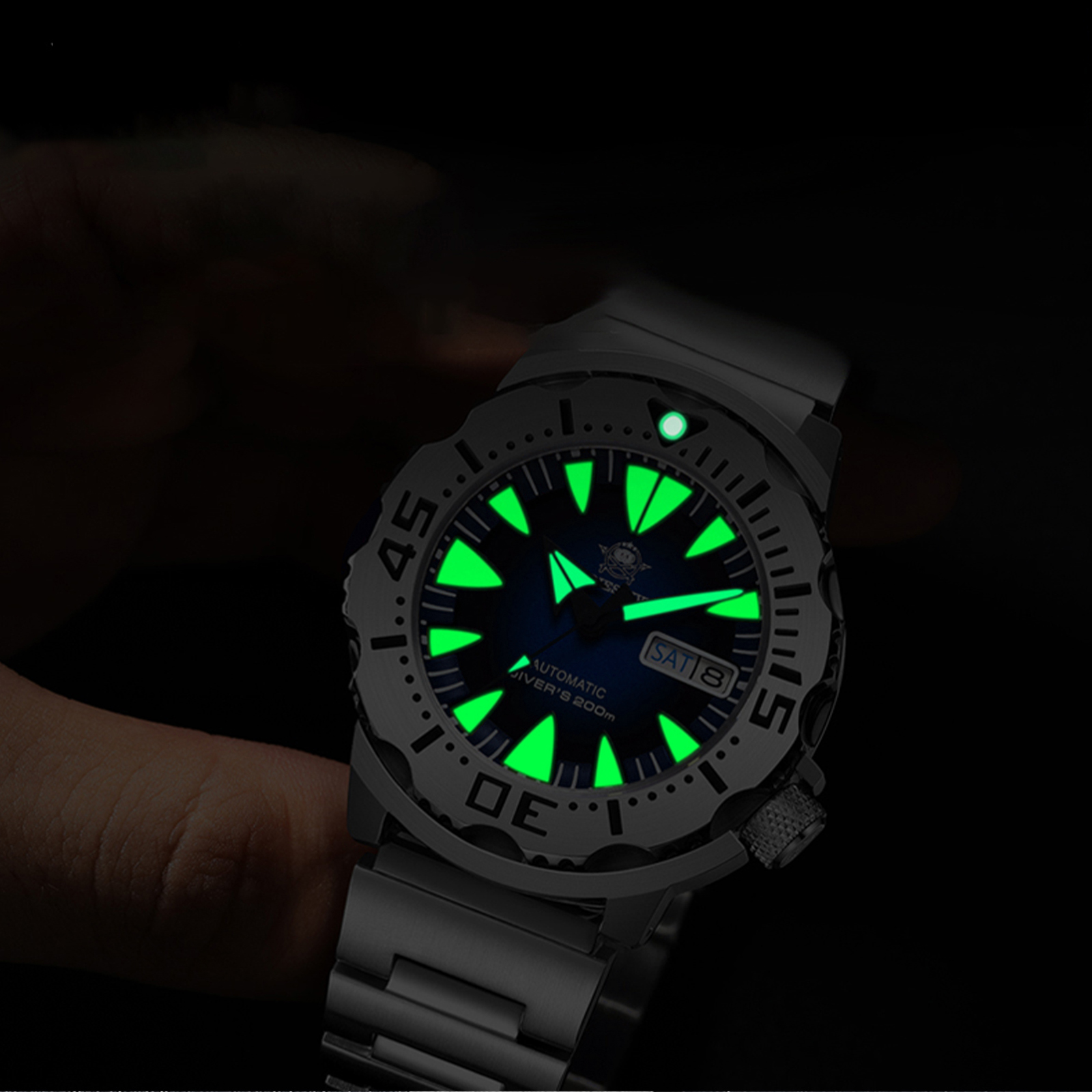 ADDIESDIVE Luxury Men's Automatic Watch NH36 Movement Sapphire Crystal 316L Steel 200m Dive Watches Super Luminous