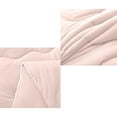thumbnail image 5 of Qocolhg Quilt for Twin Bed Washable - Cooling Blankets for Hot Sleepers, Skin-friendly Solid Color Washed Cotton Summer Quilt, Oversized Bedding Soft Coverlet Quilts Twin Size, 59x79 inch Pink, 5 of 6
