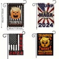 thumbnail image 3 of Garden Flags For Outside MAKE HALLOWEEN GREAT AGAIN Yard Flag One Size Double Rustic Small Sign Funny Banners, 3 of 4