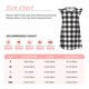 thumbnail image 3 of Fotbe Black White Plaid Vestido de Dormir para Niñas de 3 a 10 Años, Mangas Cortas, Estilo Princesa, Pijama Camisón con Mangas Voladas-Large, 3 of 6