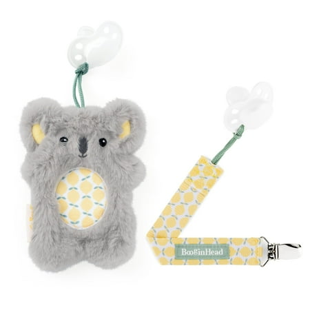 UPC: 0811470032343 | NEW! PaciPal Pacifier Stuffed Animals Color: Gray Koala