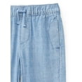 thumbnail image 2 of Wonder Nation Baby Boys Cotton Chambray Jogger Pants, Sizes 0M-24M, 2 of 3