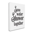 thumbnail image 3 of Stupell Industries Shower Together Humorous Bathroom Typography Casual Sign Graphic Art Gallery Wrapped Canvas Print Wall Art, Design by Lettered and Lined, 3 of 7