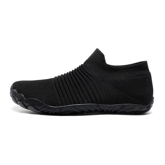 Men's Slip‑On Sock‑Style Minimalist Athletic Shoes, Stretch Knit Upper Barefoot‑Inspired Footwear with Flexible Textured Outsole for Outdoor and Light Activity Use