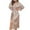 Khaki, variant on TEAJOPSUU Lightweight Robes for Women Lace Trim Solid Color Cardigan Long Length Tie Front Nightgown Sleepwear White