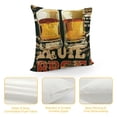 thumbnail image 4 of PHYHOO Throw Pillow Covers Beer Classical Quote Lettering Series Throw Pillows Cases  Linen Vintage Rustic Icons Decorative Pillow Covers Cushion Case for Home Sofa (Beer Set) White, 4 of 5