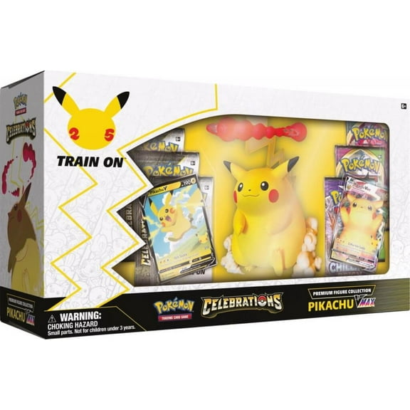 Pokémon Trading Card Games: 25th Anniversary Pikachu VMAX Premium Figure Collection