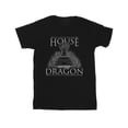 thumbnail image 2 of Game Of Thrones: House Of The Dragon Mens Throne Text T-Shirt, 2 of 3