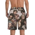 thumbnail image 4 of Stray Kids Men's Swim Trunks Quick Dry Beach Board Shorts with Pockets Mesh Lining Bathing Suits, 4 of 7