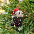 thumbnail image 2 of Twinkseal Brightly Colored Holiday Decor Christmas Hanging Decoration Goat Duck Cat Panda Cow Acrylic Reusable Holiday Decor Xmas Tree Ornament Pendant Party, 2 of 8