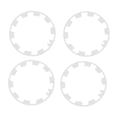 thumbnail image 3 of Miulika 4 Pieces Wheel Rim Protector Easy Installation 20inch for Model Y White, 3 of 9