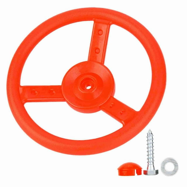 Accessoires pour nçoires et volants en plastique pour aire de jeux extérieure (rouge)