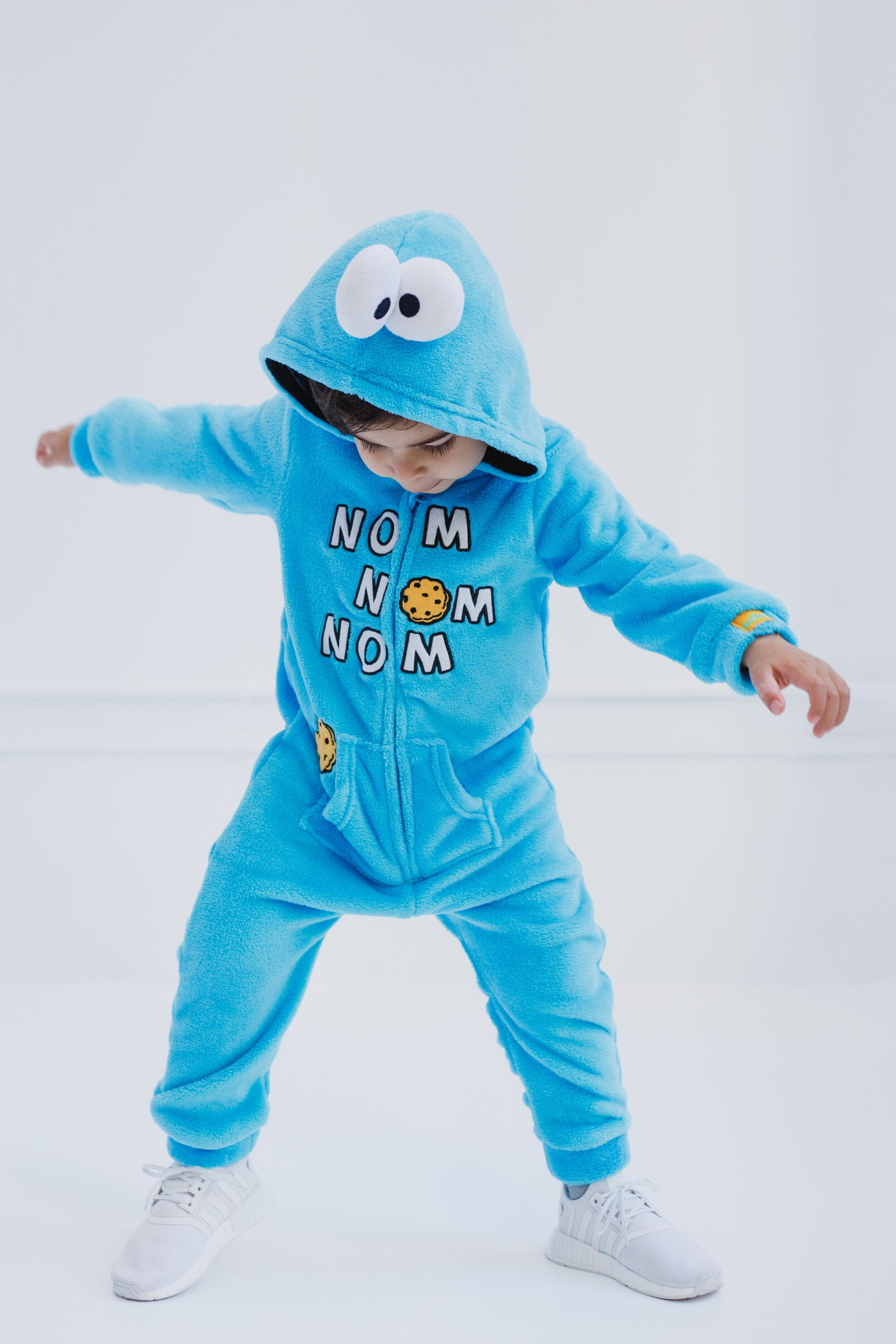 Sesame Street Halloween Kids Costume: Cookie Monster Zip Up