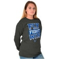 thumbnail image 4 of US Air Force Fly Fight Win Slogan Long Sleeve TShirt Men Women Brisco Brands S, 4 of 6