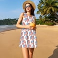 thumbnail image 3 of Disketp Elephant para Vestido sin Mangas para Mujeres, Vestidos de Verano para Mujeres, Casual y Holgado para la Playa, 3 of 7