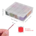 thumbnail image 2 of KAKOWELY 1 Box 80 Colors Embroidery Thread Yarn Thread Sewing Thread Sewing Machine Thread for DIY Sewing Use,157.48"X0.04"X0.04", 2 of 5