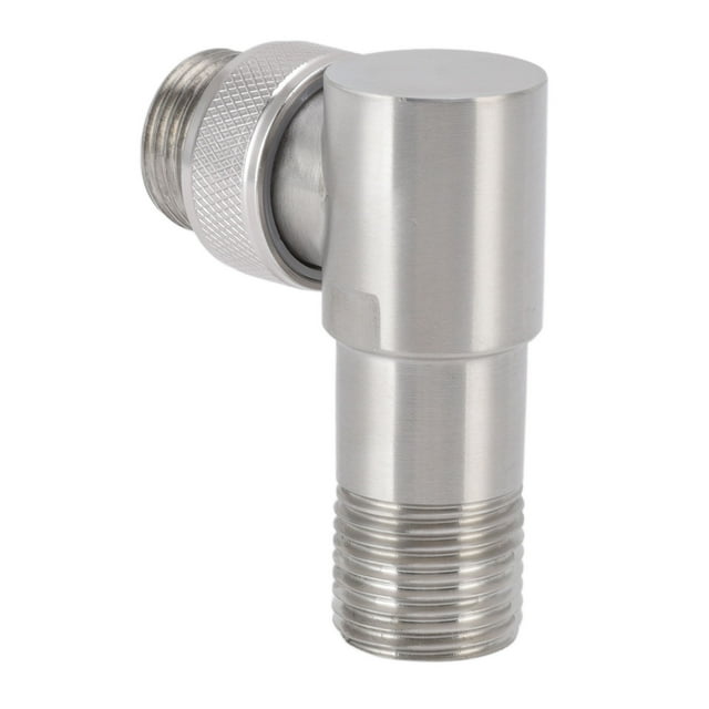 Water Shut Off Valve Angle Stop Valve G1/2 304 Stainless Steel Tap Valve Automatic Water Stop Valve For Toilets Bathroom Kitchen