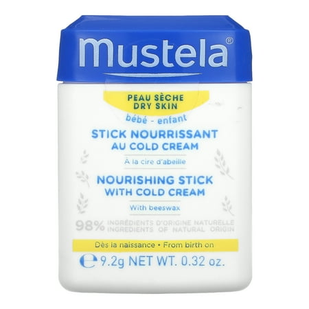 UPC: 3504105036157 | Mustela Baby Nourishing Stick – Lip & Face Moisturizer for Dry Skin – with Natural Avocado Cold Cream & Beeswax – 0.32 oz. – Packaging may vary