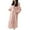 Pink, variant on Women's Hooded Robes Plush Bathrobes Solid Color Contrast Belt Hoody Soft Bathrobe Above Knee Pajamas Bathrobes with Pockets (Includes Belt)