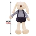 thumbnail image 4 of Easter Bunny Ornaments Handmade Rabbit Plush Doll Home Household Bunny Decoration Blue, 4 of 5