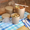 thumbnail image 2 of Royal 16 oz. Kraft Paper Food Container and Lid Combo, Package of 250, 2 of 6