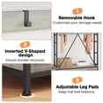 thumbnail image 3 of Entryway Bench with Coat Rack | 5-in-1 Hall Tree Organizer for Mudroom & Entry, 3 of 7