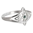 thumbnail image 1 of JOYARIS Anillo Nudo De Bruja Con Zirconia De Color Plata Solida 925 Talla 5.5 AN-0000314, 1 of 4