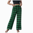 thumbnail image 3 of UAYOTSE Girls Plaid Pajama Pants Kids Soft Elastic Waist Lounge Bottoms with Pockets Casual Sleepwear,Sizes 18 Years, 3 of 9